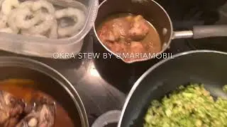 How To Cook Okra stew with Maria Mobil