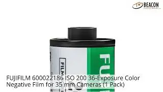 FUJIFILM 600022186 ISO 200 36-EXposure Color Negative Film for 35 mm Cameras (1 Pack)
