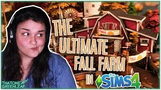 building the ULTIMATE family-fun-fall-farm? 🎃 | The Sims 4