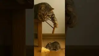 Shocking! Cat&rsquo;s Slingshot Trap!? #shorts #shock   चौंकाने वाला! बिल्ली का गुलेल जाल!? #cat #trap