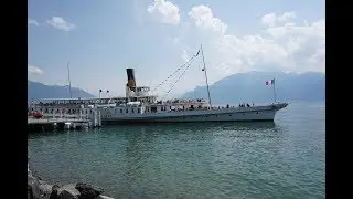 Lake Geneva Switzerland Cruise in 4K  on 1910 Steamer La Suisse