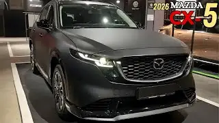 Совершенно новая Mazda CX-5 Matte Black Edition 2026 года — внедорожник стал еще злее!