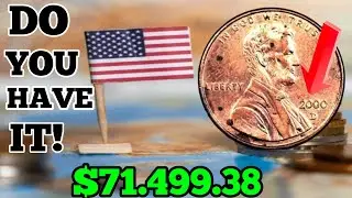 Набор одноцентовых монет США (2000 и 2008 годы) | Пенни эпохи мемориала Линкольна
