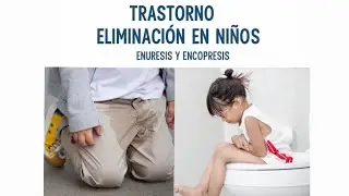 Trastorno de eliminaci&oacute;n: enuresis y encopresis ￼(en ni&ntilde;os) ￼