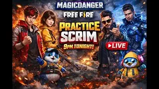 🔥 MAGICDANGER FREE FIRE SCRIM LIVE 🔴 | Practice Matches | 9PM | High-Intensity Action