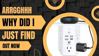 Mifaso Multi Plug Power Strip 🧯🔌 | 9-in-1 Wall Extender with Night Light & Surge Protection
