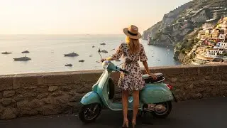 Sunset Silence by the Italian Coast 🌅 Coastal Ambience