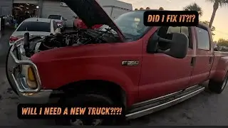 Leak fixed?! Ford F350 7.3 Turbo Diesel High-Pressure Oil Line Upgrade P2