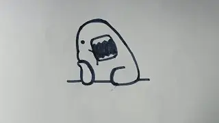 Easy Cute shark drawing #shark#cute#art#drawing#sketch#tutorial#easy..