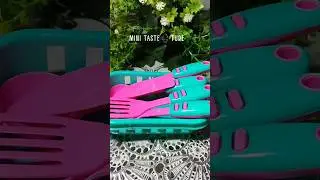 Miniature Utensils For a Doll🥄🍴😃#ytshorts #minitasteture #asmr #trendingvideo  #shortsfeed