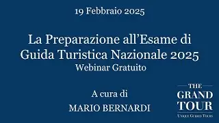 Il nuovo Bando per l’esame di Guida Turistica 2025