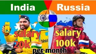 How to get Delivery boy Work Visa in Russia? || Delivery In India (blinkit) Vs Russia(Samakot) ||