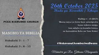 Second Service - 26th October 2025