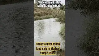 9689984341| 38 Gunta  River touch Land sale in Murbad Thane|farm land