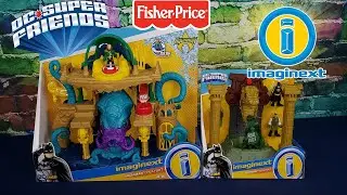 Batman And Aquaman VS Ra's Al Ghul | IMAGINEXT| OOZE PIT & AQUAMAN PLAYSET