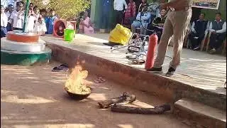 FIRE AND RESCUE  AWARENESS  CLASS  AT NSS WINTER CAMP .....#nss #wintercamp #reels #viral 