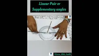 Linear Pair or Supplementary Angles | Pair of Angles | @Learn_With_Fun06 #mathematics #triangles