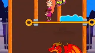 home pin rescue hard level 😱||save girl gameplay | Home pin rescue (hard level-78)game save girl