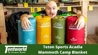 Colourful and cozy! - Teton Sports Acadia Mammoth Camp Blanket