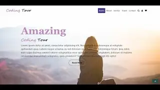 Travel Agency Website From Scratch Using HTML and CSS and Bootstrap With Source Code