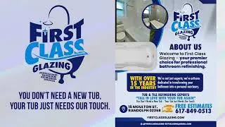Tub & Tile Refinishing Experts - First Class Glazing - Over 15 Years of experience - Boston and more
