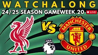 LIVERPOOL vs MAN UNITED LIVESTREAM Watch Along #fyp #LFC #live