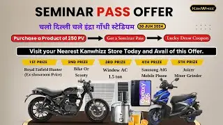 🔥 Kanwhizz Launches a Seminar Pass Offer, Buy 250 PV Products
