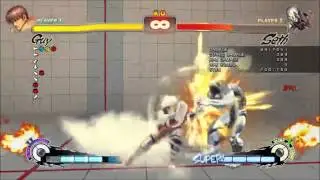 USF4: Guy combo vs SF4/SSF4 Seth