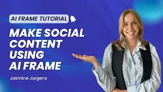 How to Use the AI Frame Image Editor (Design Posts, Graphics & Edits)