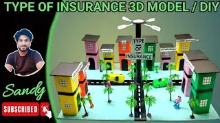 TYPES OF INSURANCE MODEL FOR B.ED || SCIENCE FAIR MODEL || PROJECT SOLUTION 