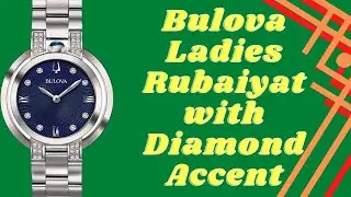 Bulova Ladies Rubaiyat with Diamond Accent @awesomewatches