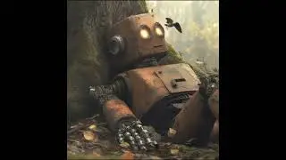 Robot In Woods: Peace Between Technology and Nature #aiart #shorts #robot #nature #aiworld