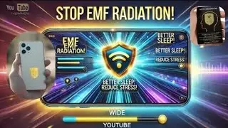EMF Defense Shield: Enhance Focus, Reduce Stress, & Improve Sleep Quality!