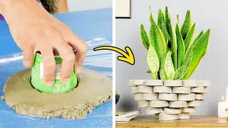 🏠 &iexcl;Ideas sencillas de cemento para mejorar tu hogar y jard&iacute;n! 🔥