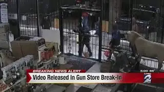 Video released in gun store break-in
