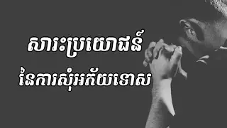 សារៈប្រយោជន៍នៃការសុំអភ័យទោសចំពោះអល់ឡោះ