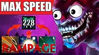 800 ATTACK SPEED ABILITY DRAFT GAME [RAMPAGE] 38 Kills I DOTA 2 DAZZLE
