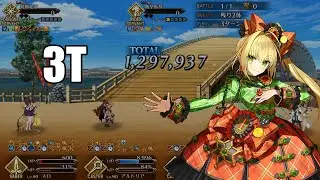 [ FGO JP ] Nanmei Yumihari Hakkenden Challenge Quest ft Nero ( 3T )