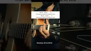 Learn how to play Bidaai Song on guitar #shorts #music