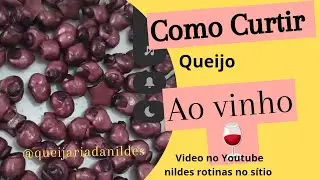 COMO FAZER QUEIJOS AO 🍷 VINHO #comida #comocozinhar #queijo