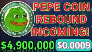 PEPE COIN PRICE REBOUND INCOMING! PEPE WHALE SELLS $4.9M TOKENS | PEPE COIN PRICE PREDICTION