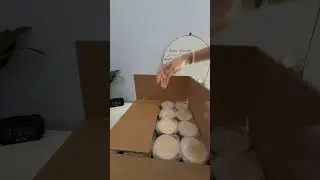 Let&rsquo;s Unboxed my new, rustic like containers for candles￼￼￼🎀🕯️📦#candles  #unboxing ￼#asmr