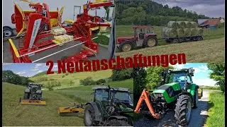 Hessen-Farmvlog #98 Teil 1/ Zwei neue Maschinen in einem Vlog! + Schlütereinsatz