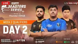 [Hindi] 2022 Battleground  Master Series | Week 2 Qualifier Day 2 #BGMI #masterseries