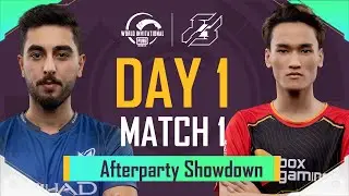MATCH 1 | 2022 PMWI by Gamers8 | PUBG MOBILE | Day 1 | Afterparty Showdown