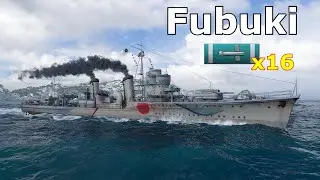 World of WarShips Fubuki - 5 Kills 162K Damage