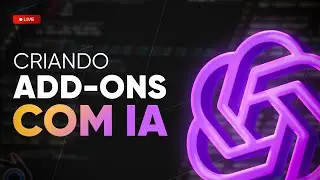 🔴 CRIANDO ADD-ONS NO BLENDER COM IA para ajudar no dia a dia de modelagem | Live #225