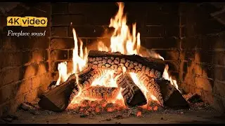 🔥4 Hours Burning Fire Ambience – Deep Relaxation Guaranteed 🔥