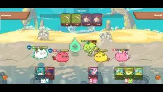 Axie Infinity Battle / Terror Chomp and snail shell  vs ABP/ BBP