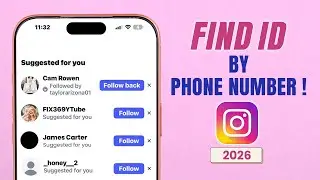 How To Find Instagram ID with Phone Number In 2026!